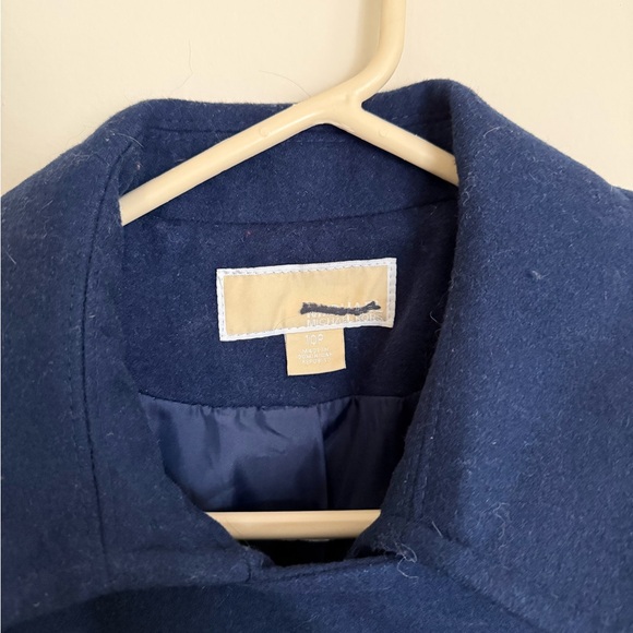 Women’s Michael Kors Asymmetrical Sapphire Wool Blend Winter Belted Trench Coat - Picture 4 of 12